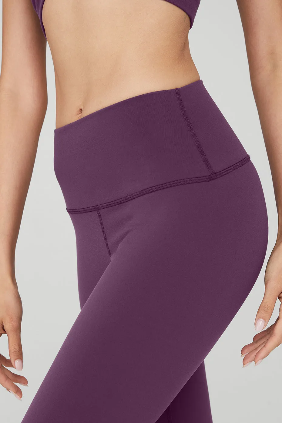 High-Waist Airbrush Legging - Dark Plum sold by Alo Yoga product image thumbnail 4