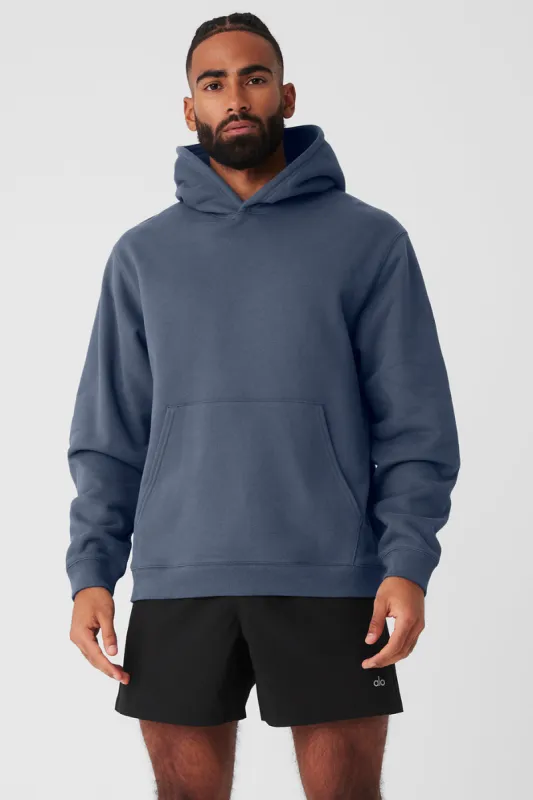 Renown Heavy Weight Hoodie - Bluestone sold by Alo Yoga