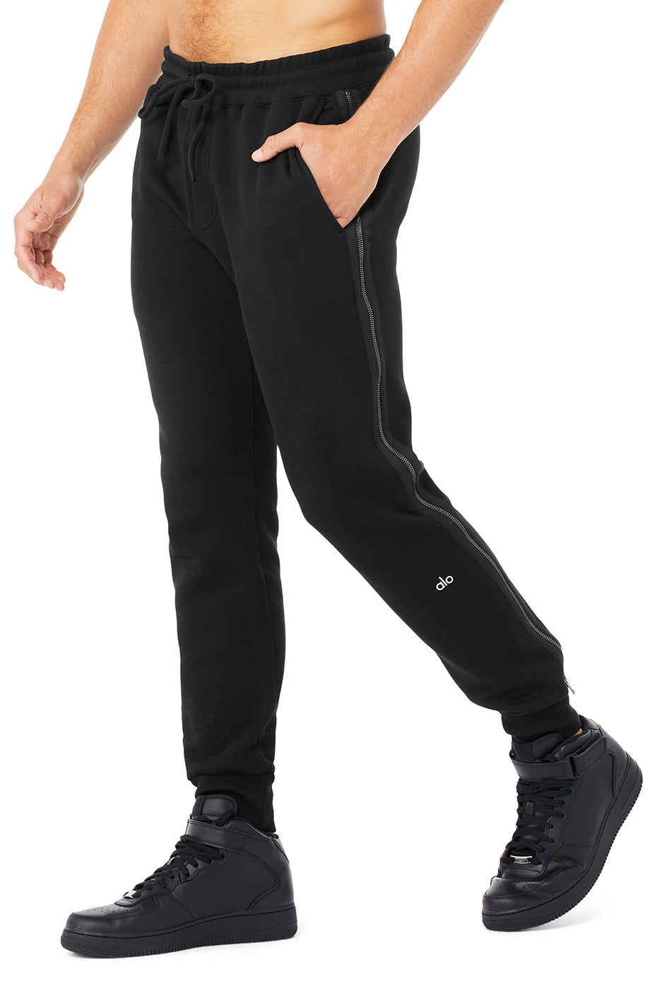 Unisex Rail Sweatpant - Black sold by Alo Yoga product image thumbnail 3