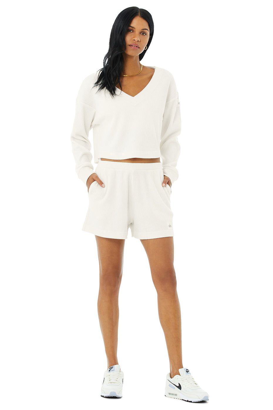Muse V-Neck Pullover & Muse Short Set sold by Alo Yoga product image thumbnail 5