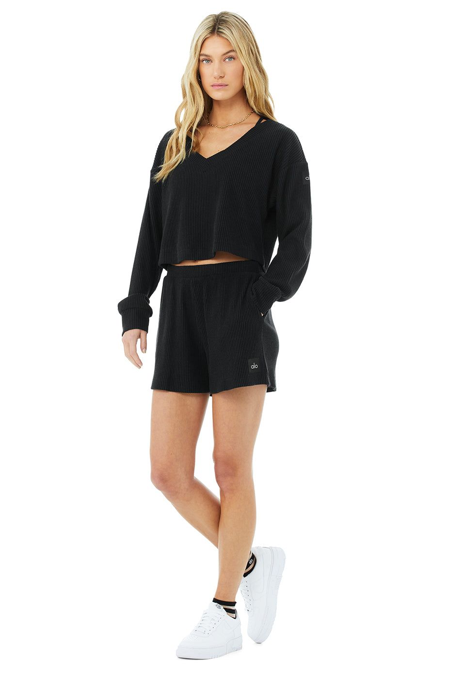 Muse V-Neck Pullover & Muse Short Set sold by Alo Yoga product image thumbnail 12