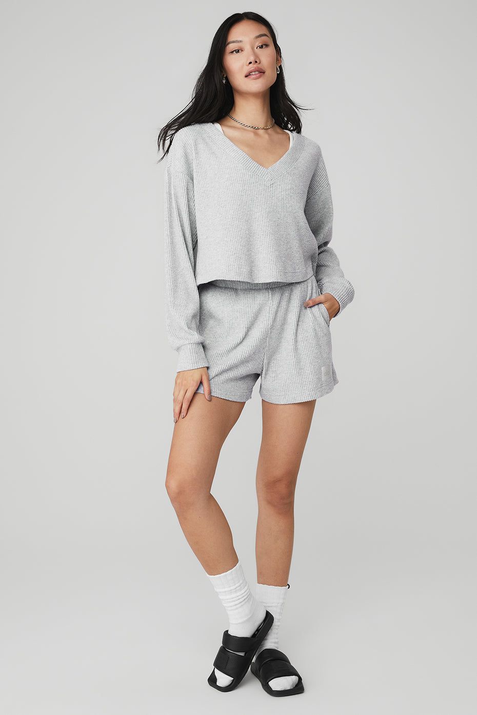 Muse V-Neck Pullover & Muse Short Set sold by Alo Yoga product image thumbnail 19