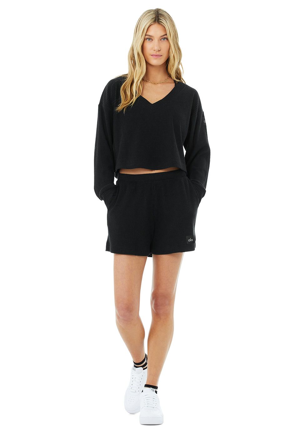 Muse V-Neck Pullover & Muse Short Set sold by Alo Yoga product image thumbnail 11