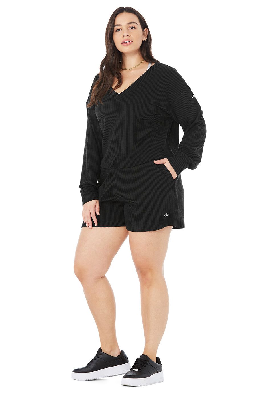 Muse V-Neck Pullover & Muse Short Set sold by Alo Yoga product image thumbnail 16