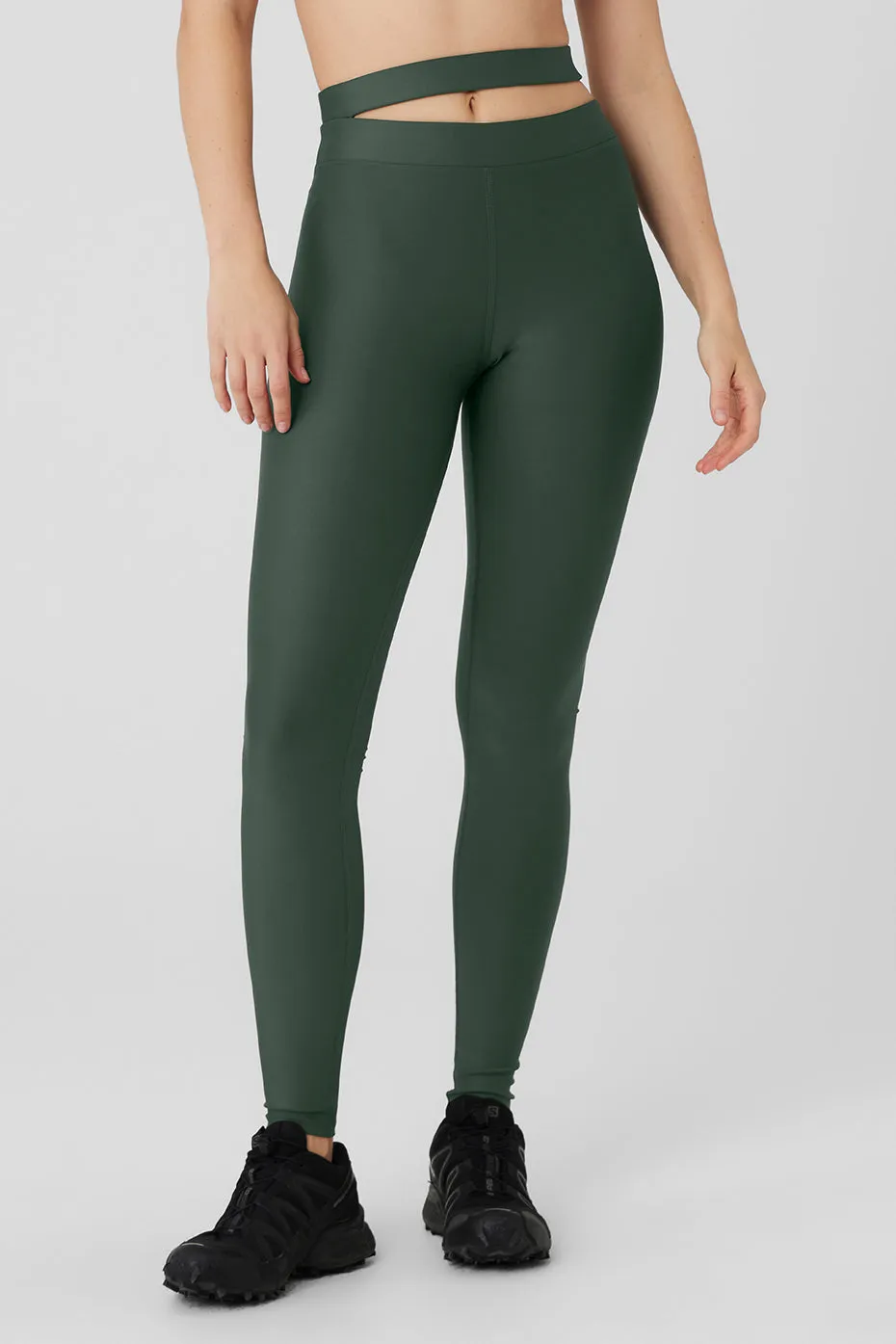 Airlift High-Waist All Access Legging - Dark Cactus sold by Alo Yoga