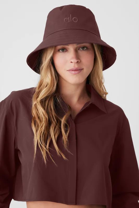 Fundamental Bucket Hat - Cherry Cola sold by Alo Yoga