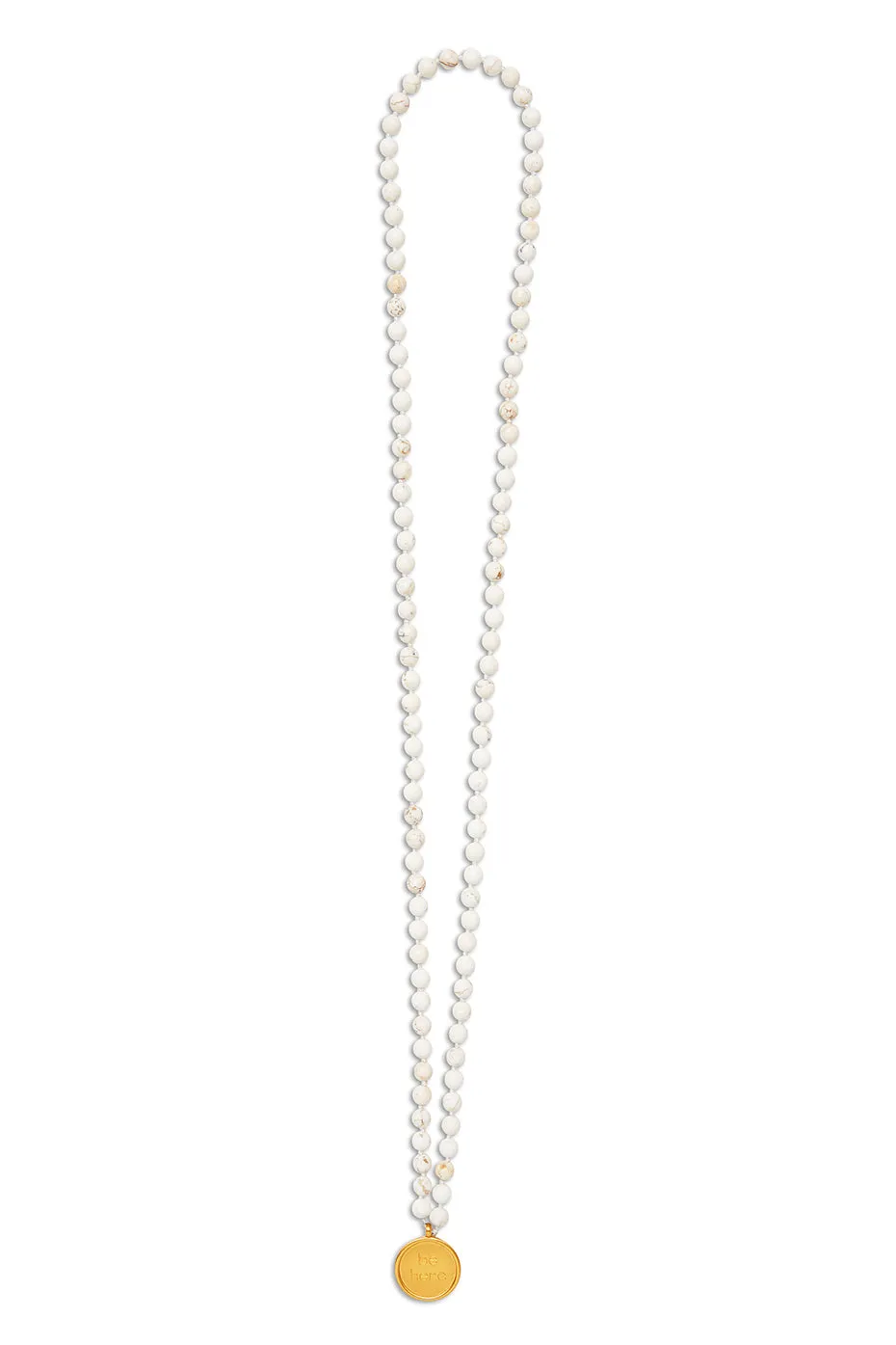 White Turquoise Mala Necklace sold by Alo Yoga product image thumbnail 2