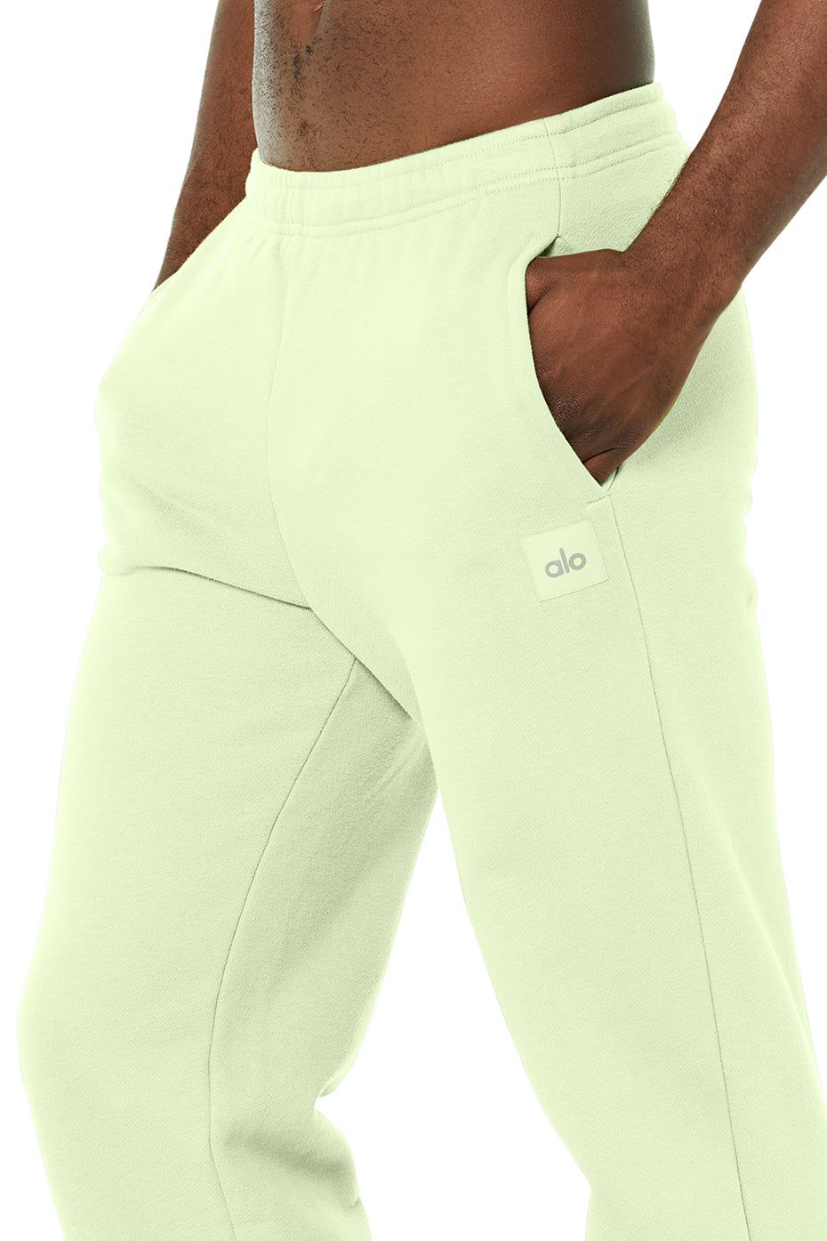 Renown Heavy Weight Sweatpant - Limelight sold by Alo Yoga product image thumbnail 5