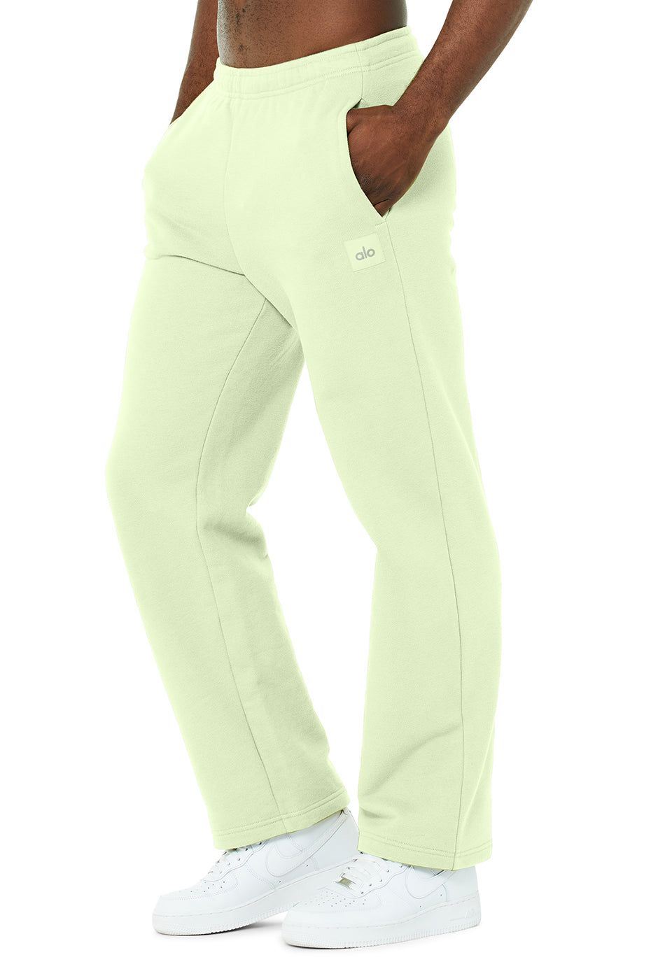 Renown Heavy Weight Sweatpant - Limelight sold by Alo Yoga product image thumbnail 3