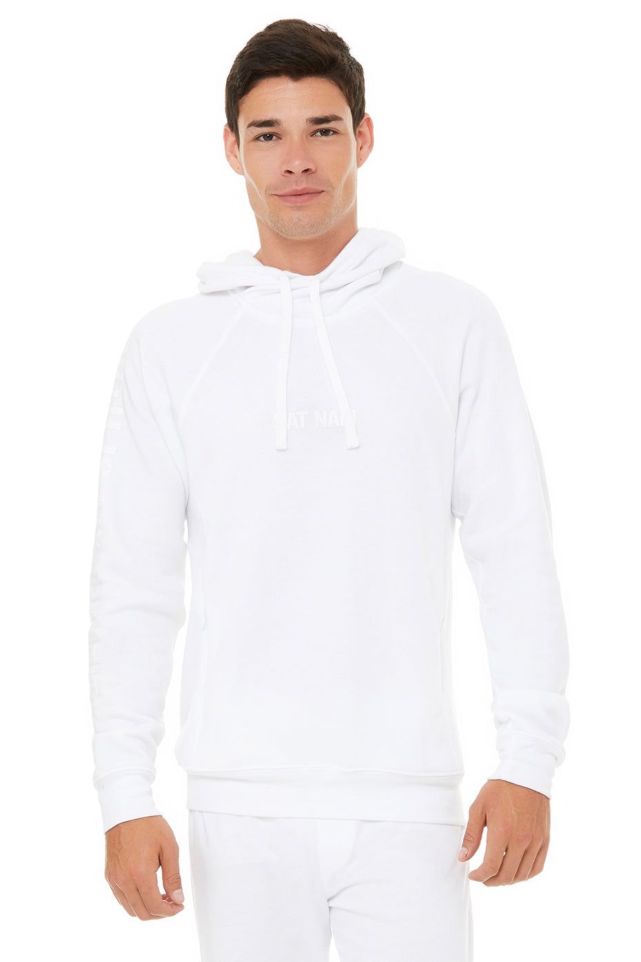 Sat Nam Hoodie - White sold by Alo Yoga