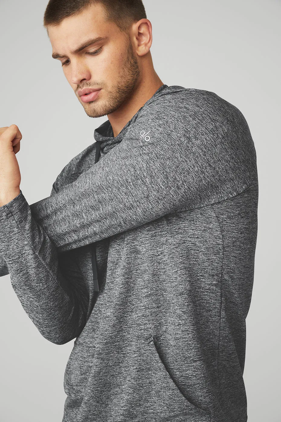 The Conquer Hoodie - Graphite Marl sold by Alo Yoga product image thumbnail 4