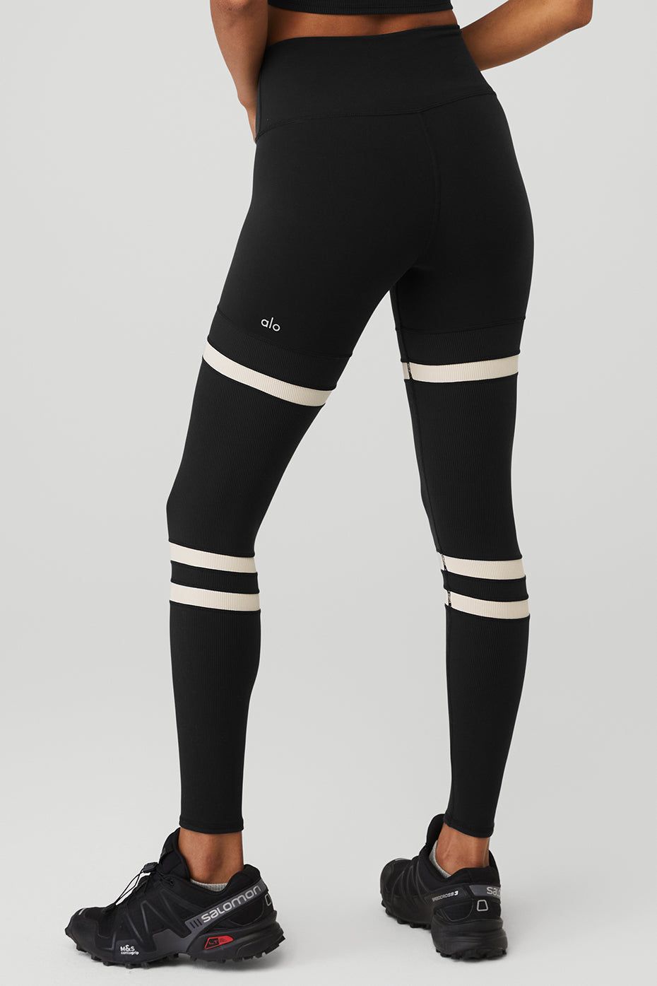 High-Waist Legit Legging - Black/Bone sold by Alo Yoga product image thumbnail 2