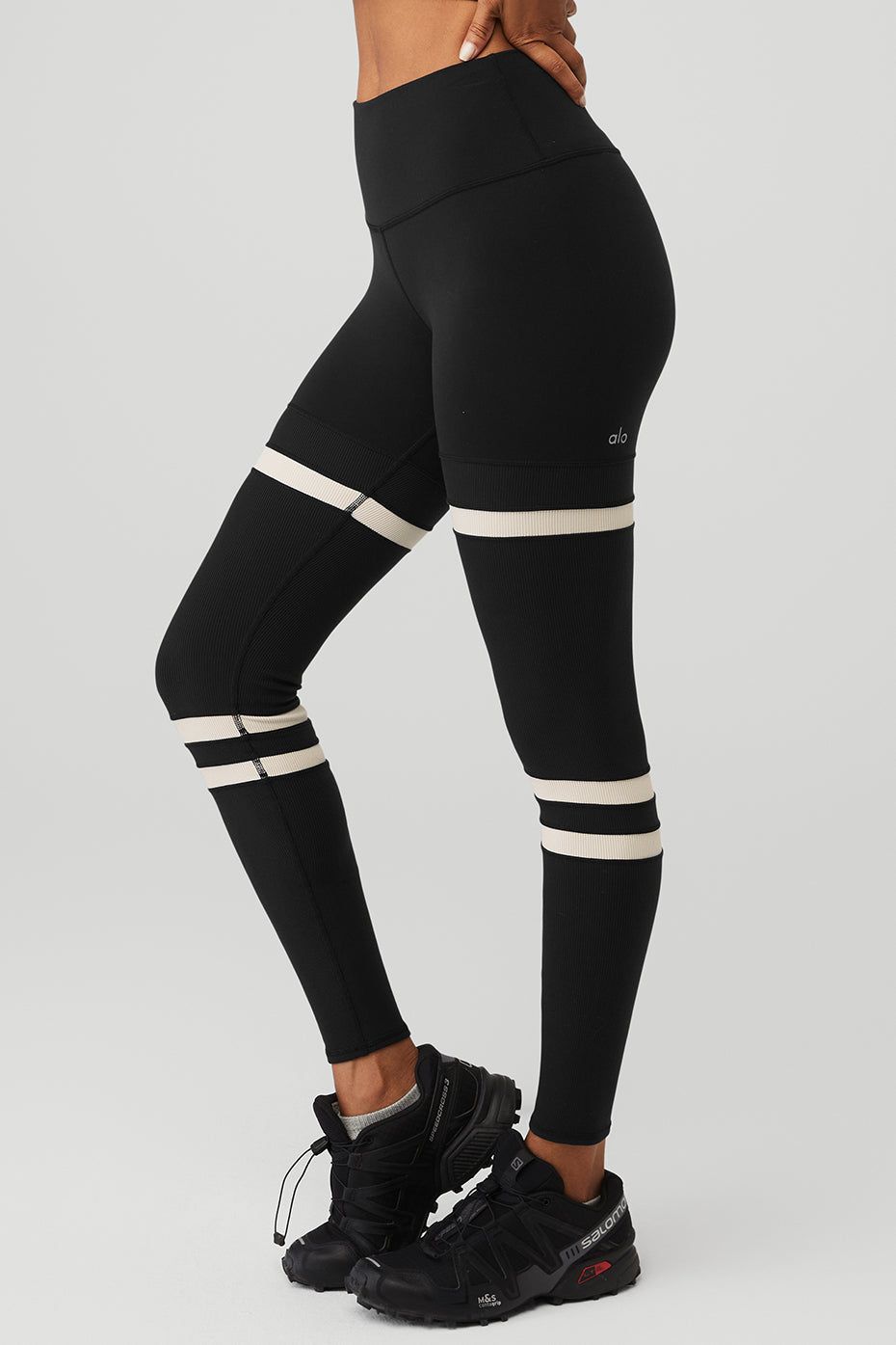 High-Waist Legit Legging - Black/Bone sold by Alo Yoga product image thumbnail 3