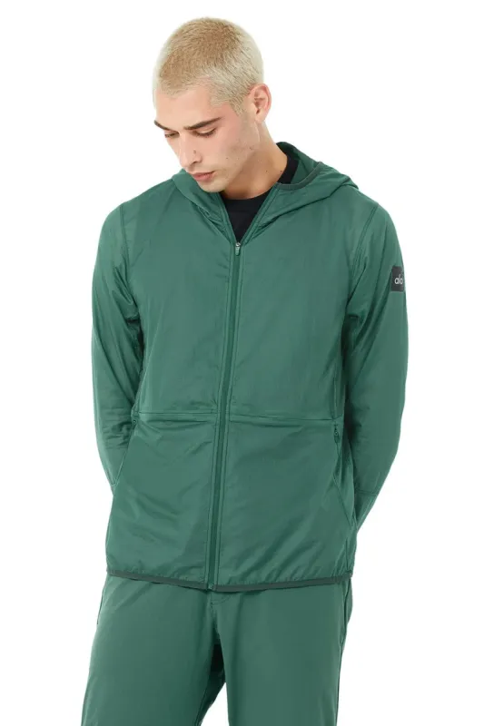 Repeat Running Jacket - Dark Ivy sold by Alo Yoga