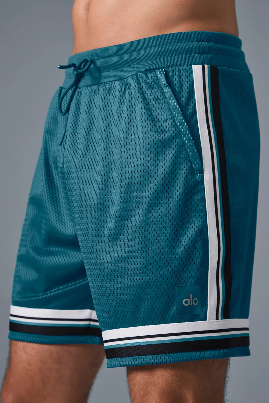 7" Key Mesh Basketball Short - Oceanic Teal sold by Alo Yoga product image thumbnail 4