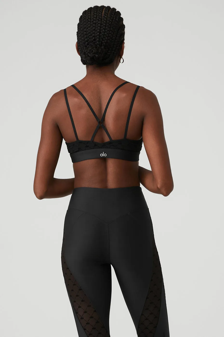 Airlift Mesh Celeste Bra - Black sold by Alo Yoga product image thumbnail 2