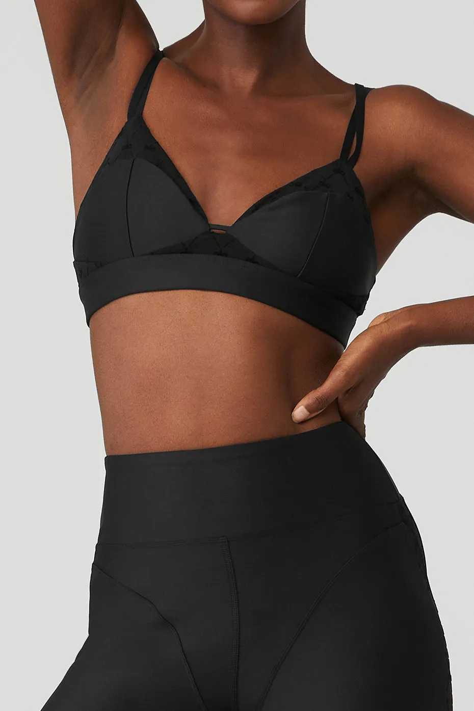 Airlift Mesh Celeste Bra - Black sold by Alo Yoga product image thumbnail 4