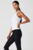 Ribbed Devoted Tank - White sold by Alo Yoga