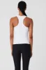 Ribbed Devoted Tank - White sold by Alo Yoga