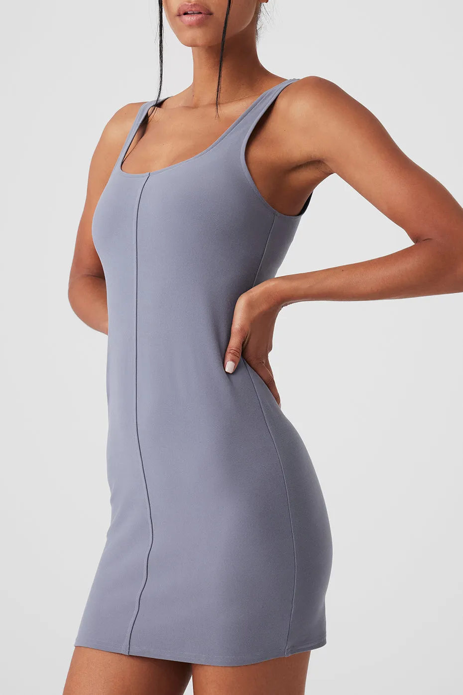 Alosoft Head Start Dress - Fog sold by Alo Yoga product image thumbnail 4