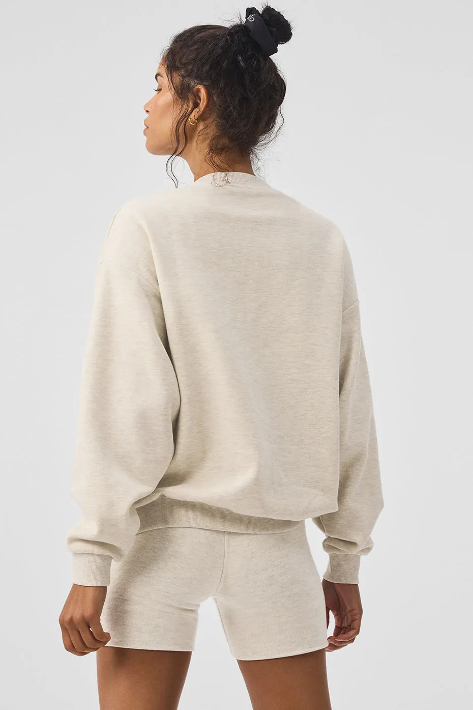 Accolade Crew Neck Pullover - Oatmeal Heather sold by Alo Yoga product image thumbnail 2