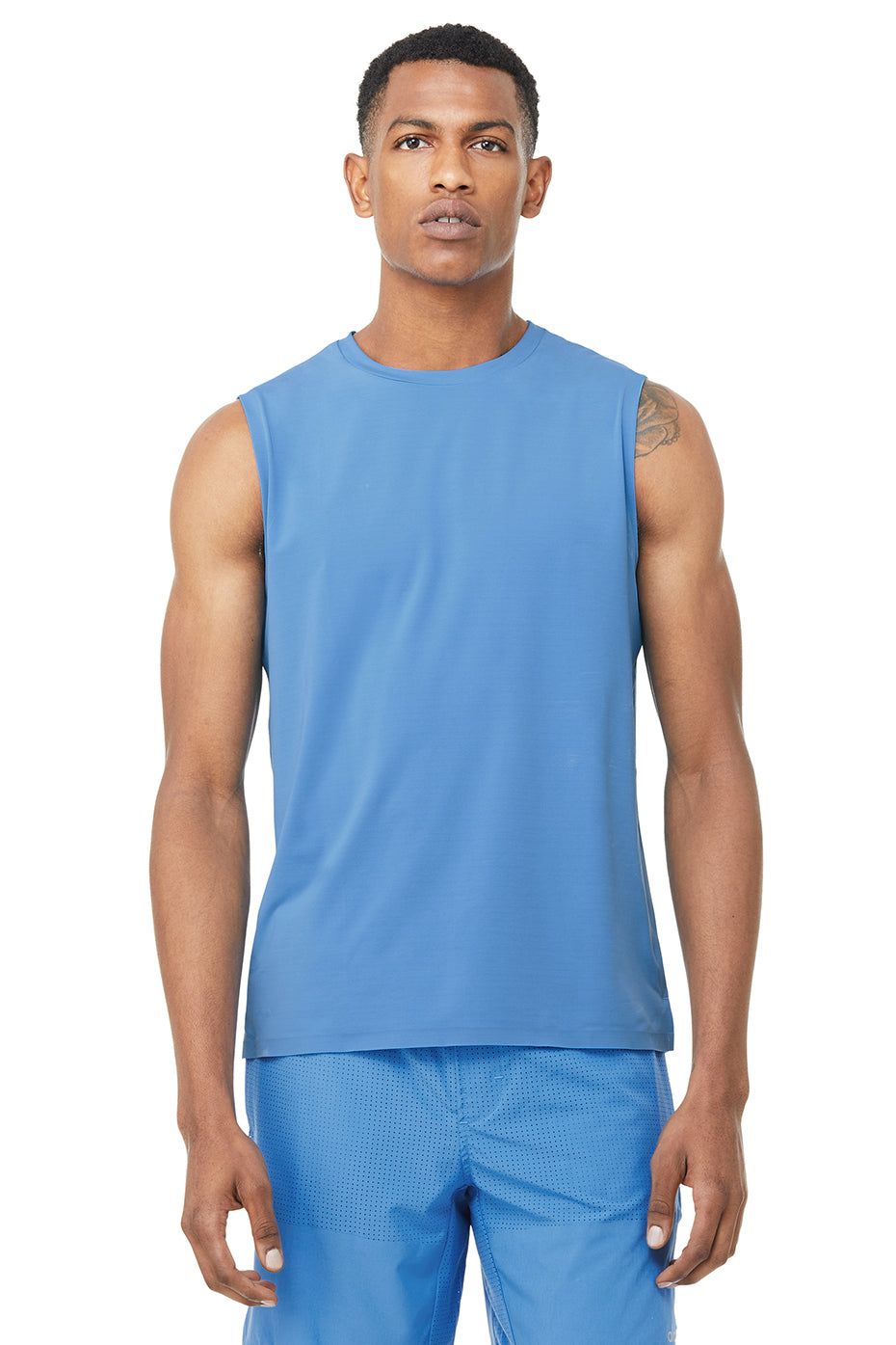 Idol Performance Tank - Primary Blue sold by Alo Yoga