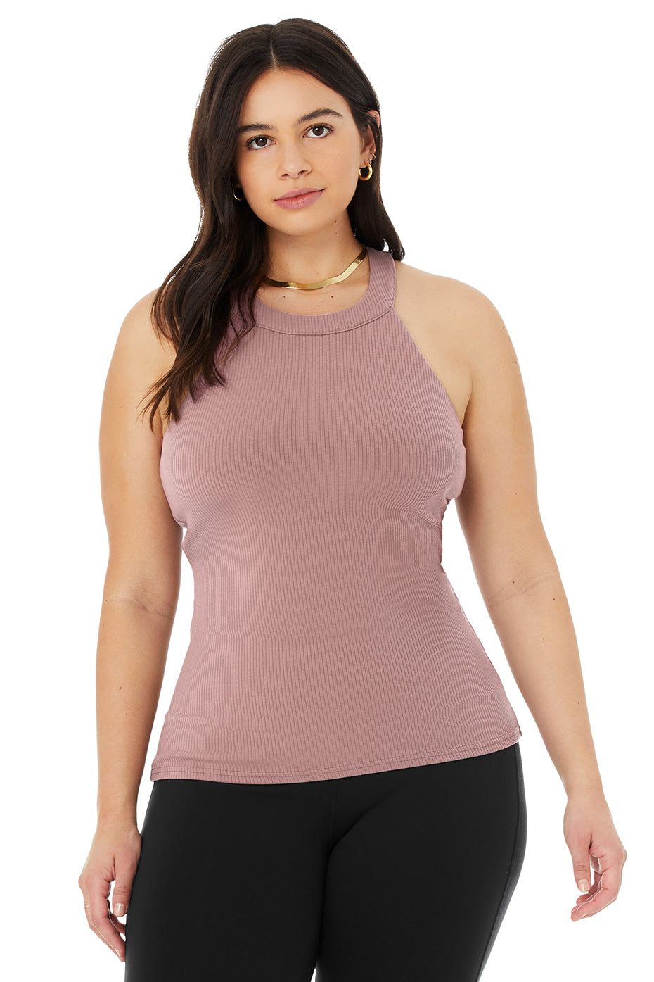 Ribbed Insight Tank - Woodrose sold by Alo Yoga product image thumbnail 6