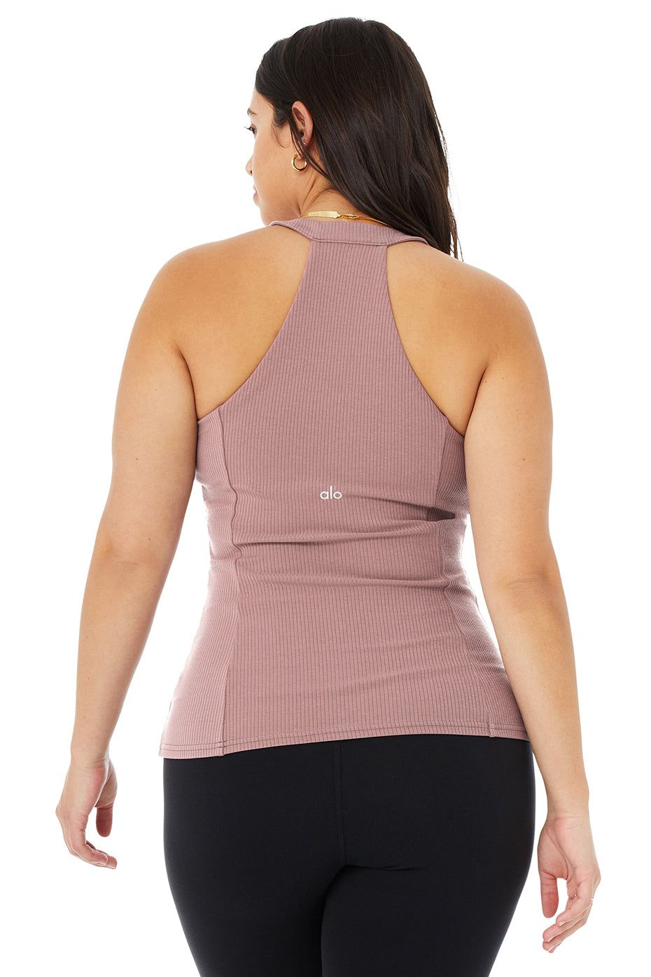 Ribbed Insight Tank - Woodrose sold by Alo Yoga product image thumbnail 8