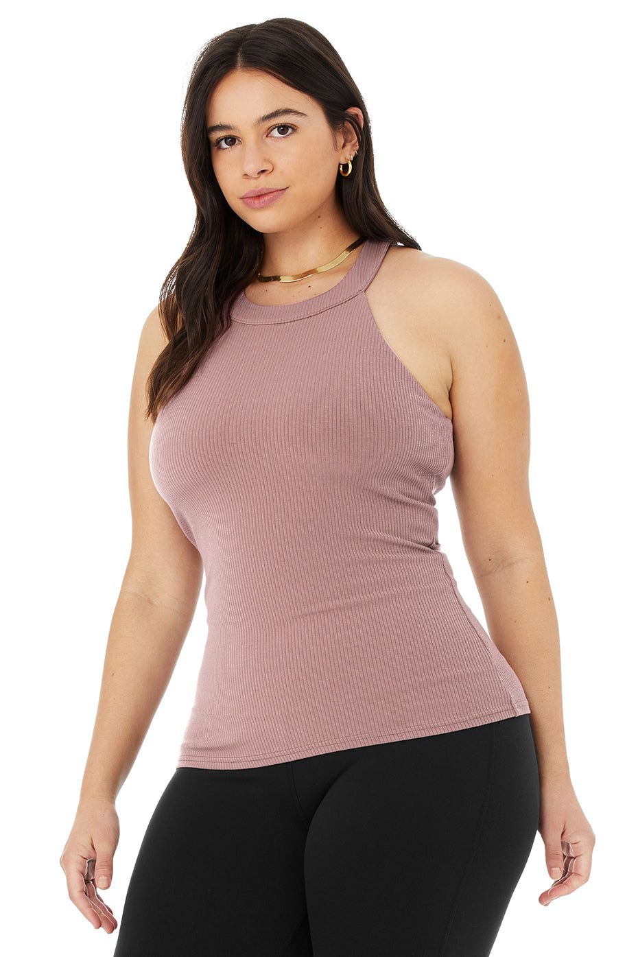 Ribbed Insight Tank - Woodrose sold by Alo Yoga product image thumbnail 7