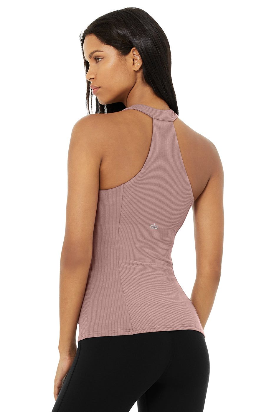 Ribbed Insight Tank - Woodrose sold by Alo Yoga product image thumbnail 3