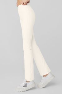 Airbrush High-Waist 7/8 Bootcut Legging - Ivory sold by Alo Yoga