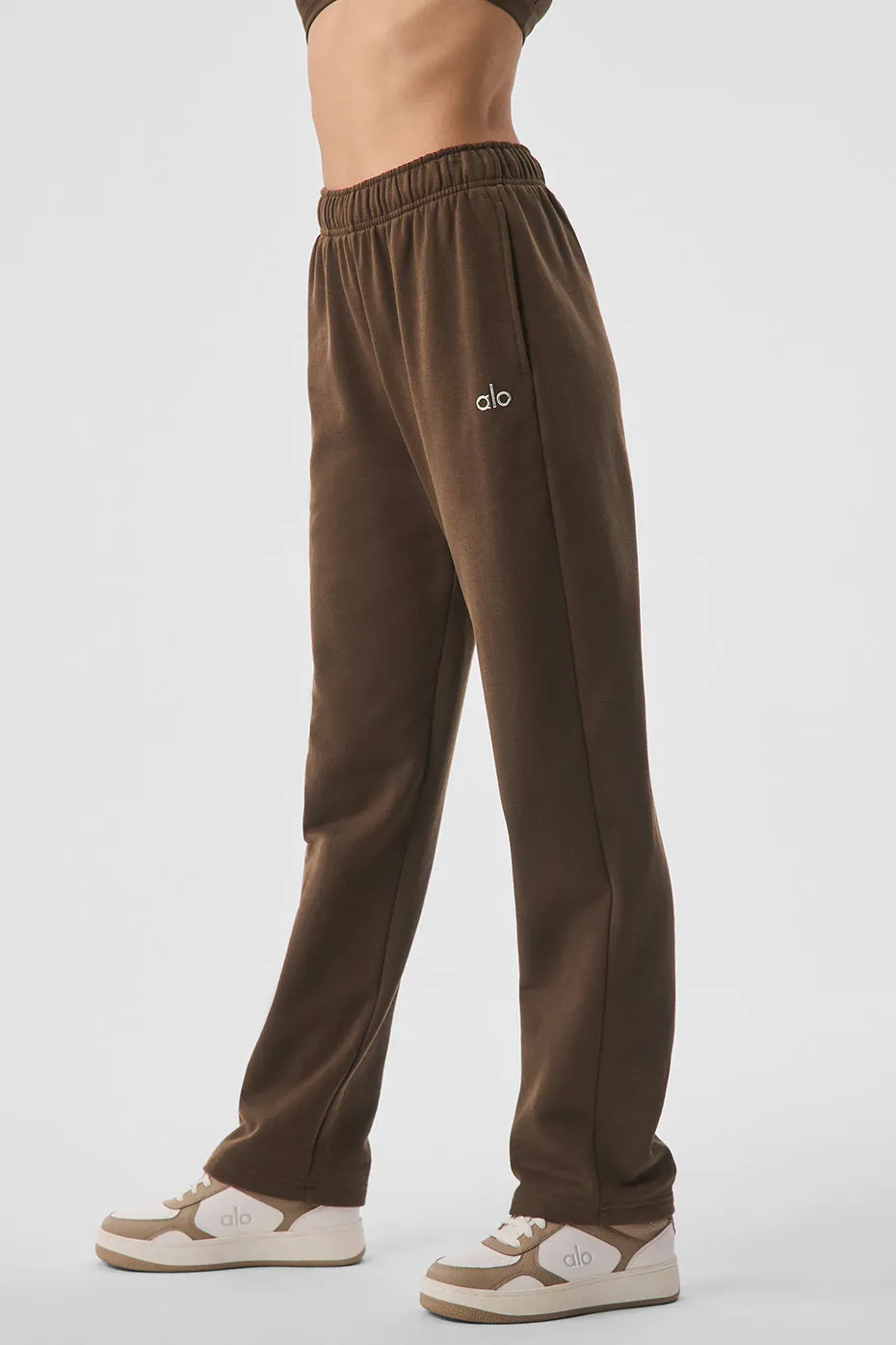 Accolade Straight Leg Sweatpant - Espresso sold by Alo Yoga product image thumbnail 4