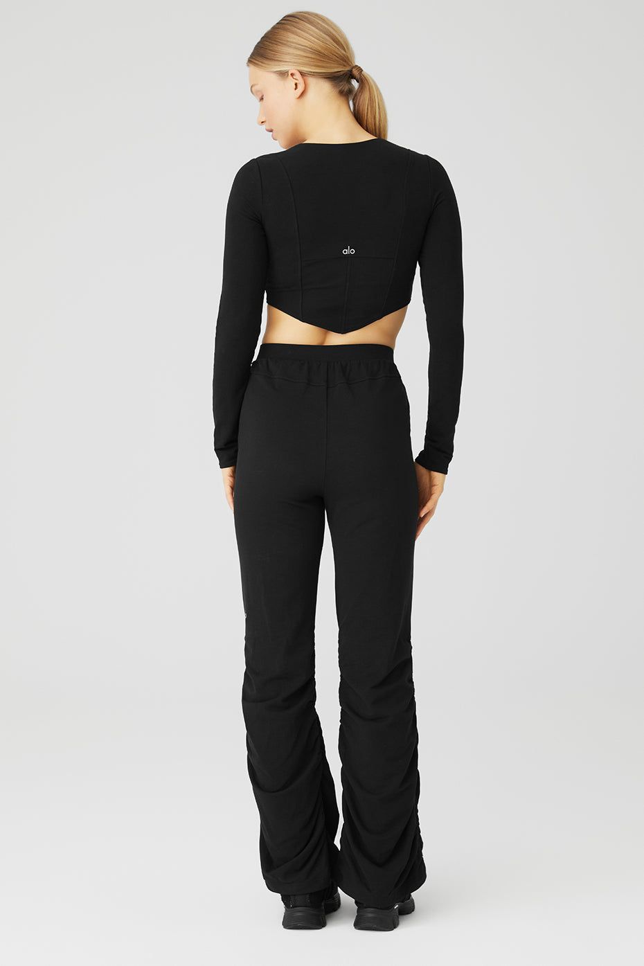 Soft Sculpt Long Sleeve & Ruched Soft Sculpt Pant Set sold by Alo Yoga product image thumbnail 2