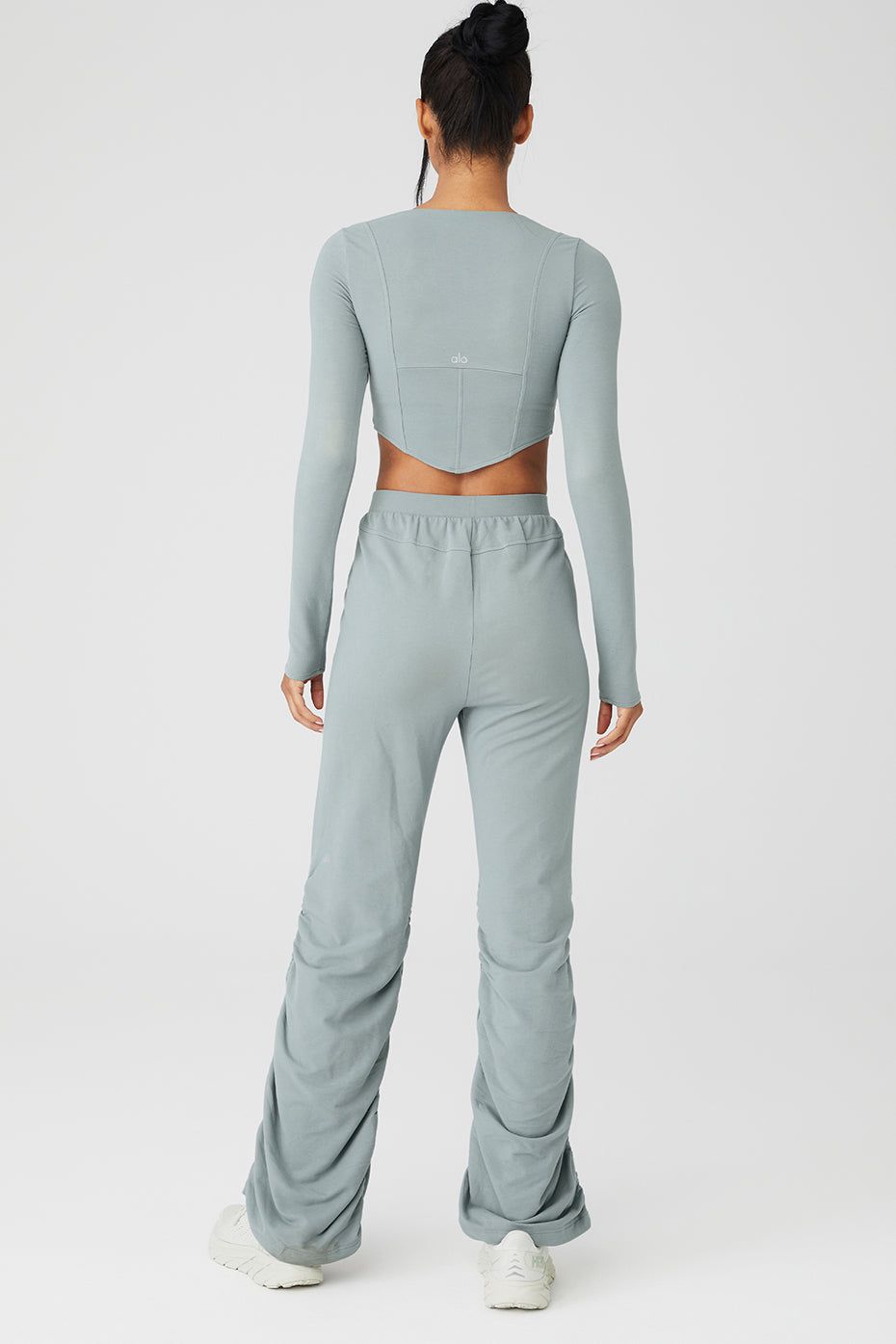 Soft Sculpt Long Sleeve & Ruched Soft Sculpt Pant Set sold by Alo Yoga product image thumbnail 10