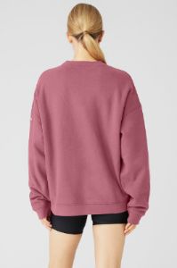 Renown Heavy Weight Crew Neck Pullover - Mars Clay sold by Alo Yoga