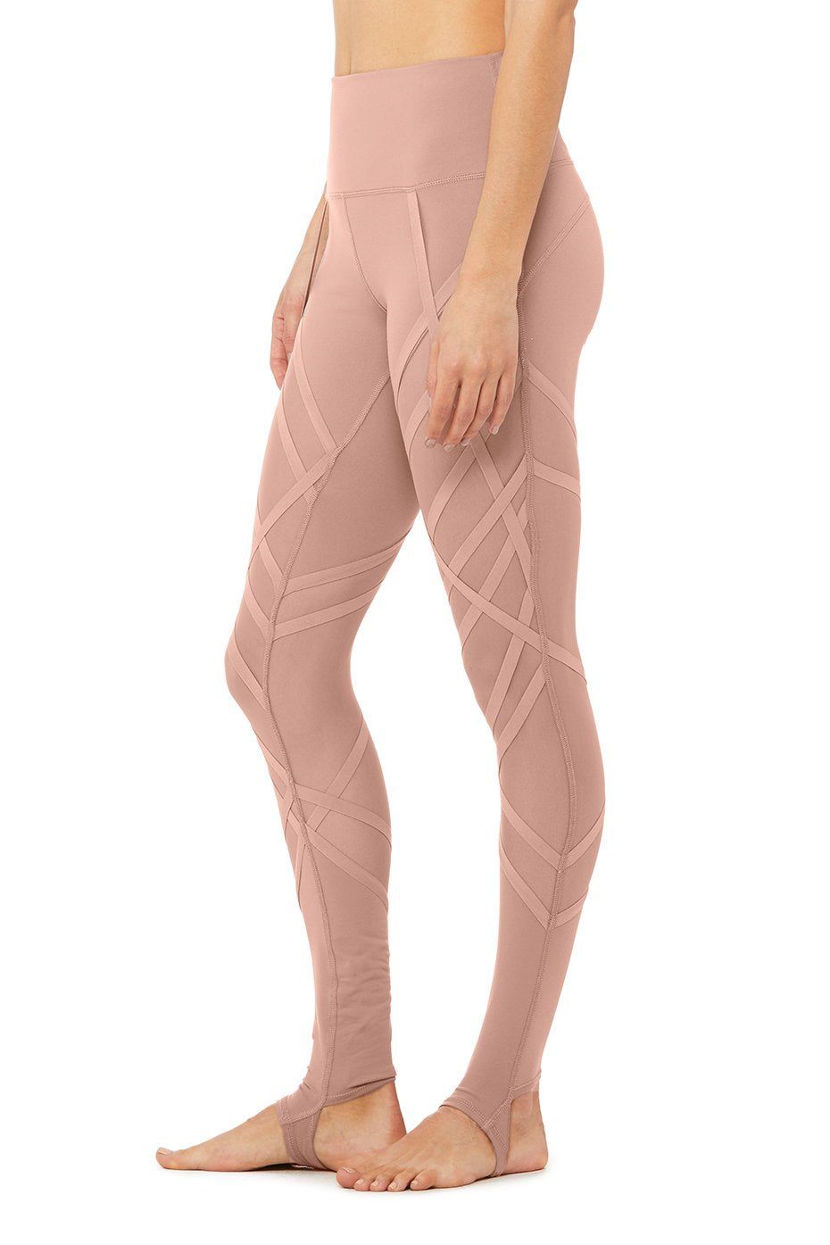 High-Waist Wrapped Stirrup Legging - Smoky Quartz sold by Alo Yoga product image thumbnail 2