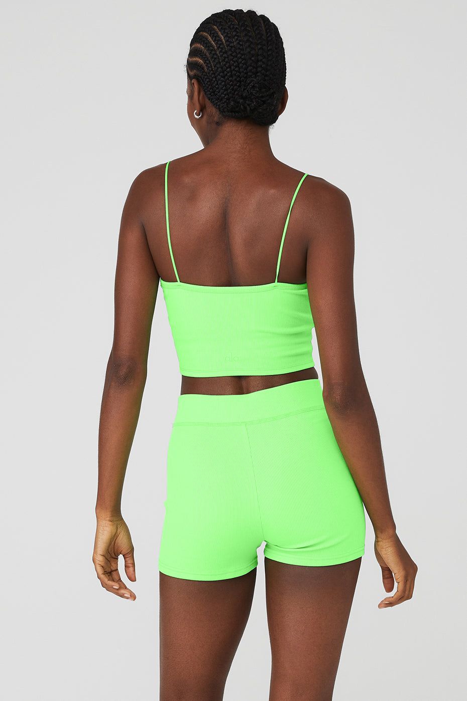 Goddess Ribbed Bandeau Top - Green Glow sold by Alo Yoga product image thumbnail 2