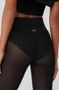 Airlift Mesh High-Waist Track Star Legging - Black sold by Alo Yoga