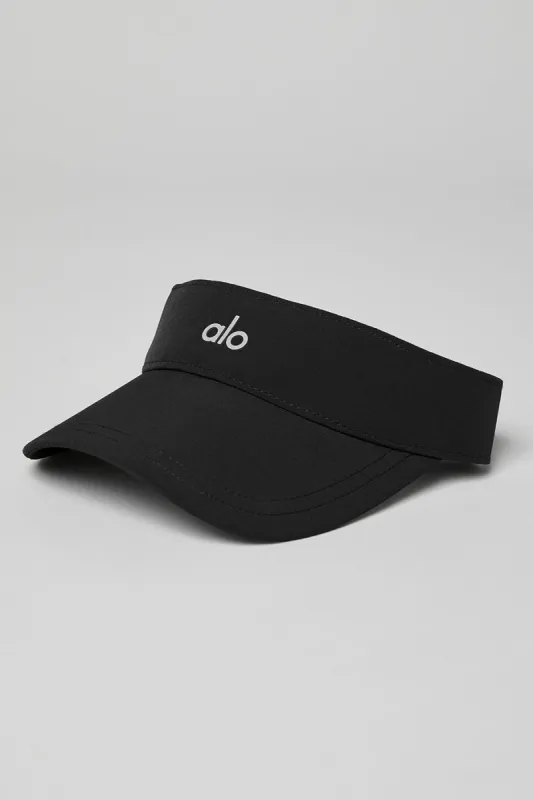 Captivate Visor - Black sold by Alo Yoga