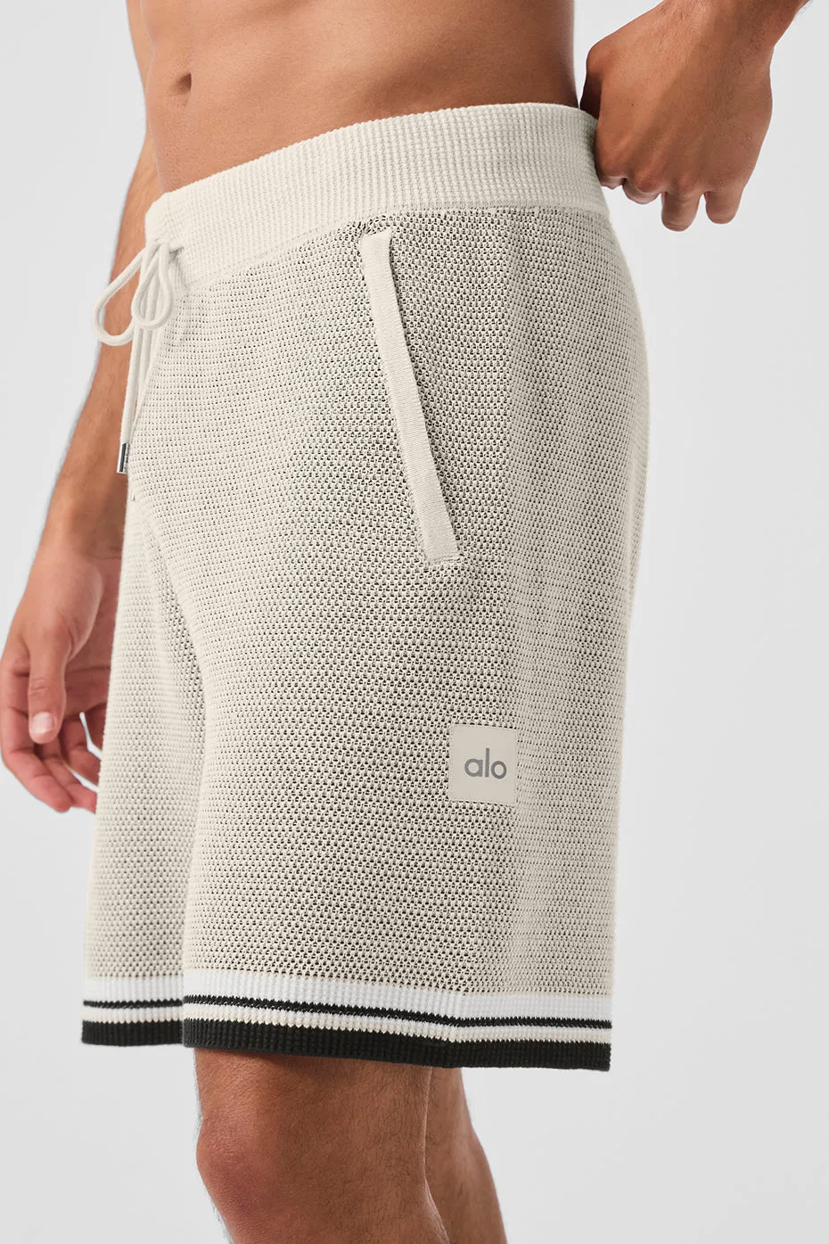 7" Sports Club Sweater Knit Basketball Short - Bone sold by Alo Yoga product image thumbnail 2