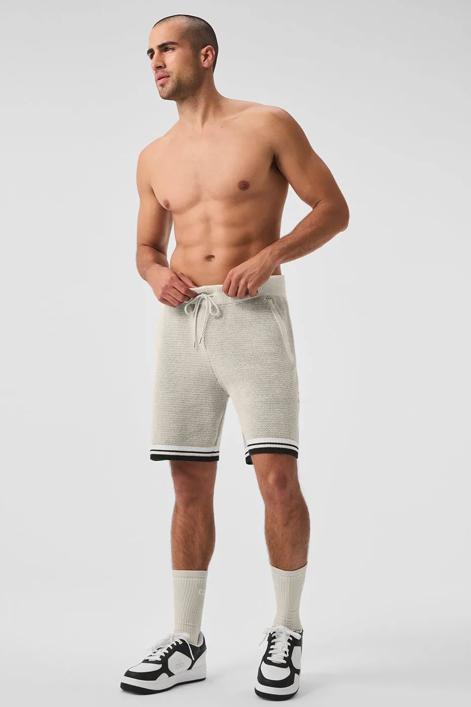 7" Sports Club Sweater Knit Basketball Short - Bone sold by Alo Yoga product image thumbnail 4