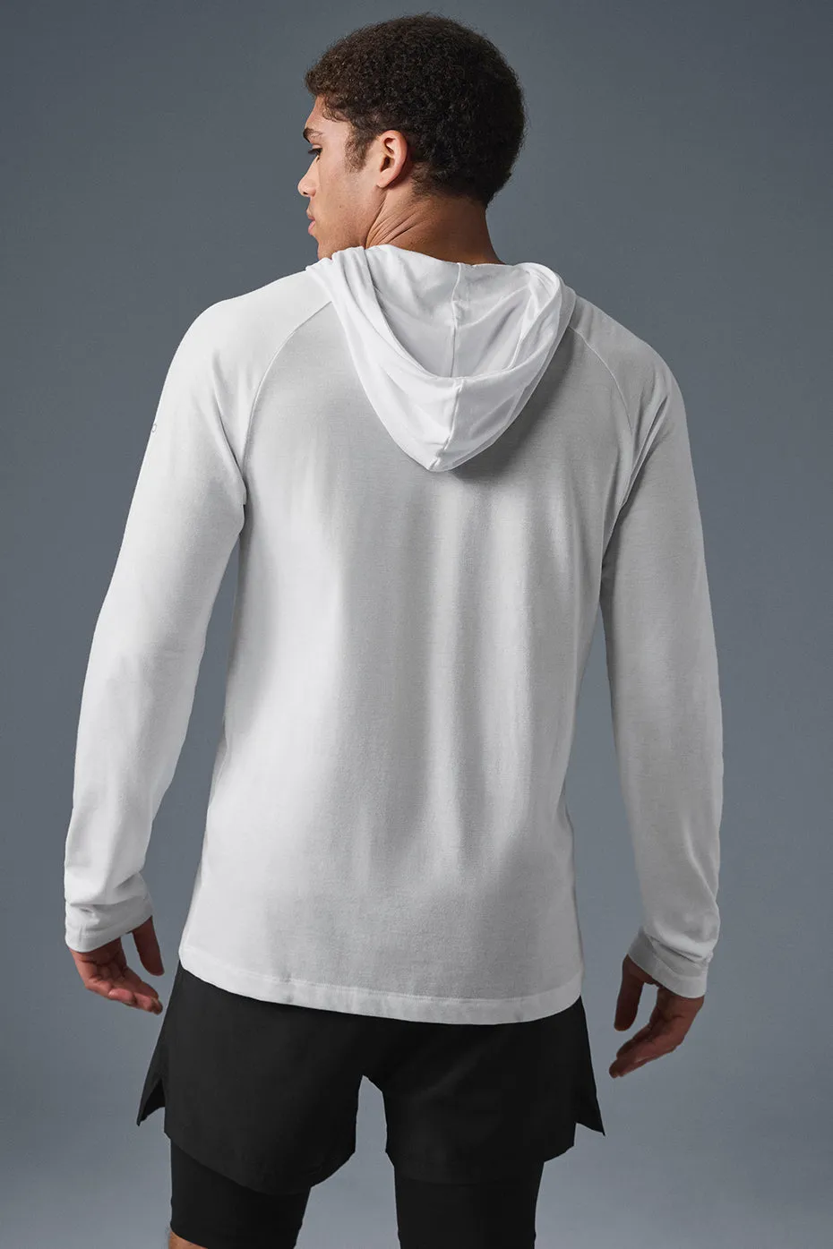 Core Hooded Runner - White sold by Alo Yoga product image thumbnail 2