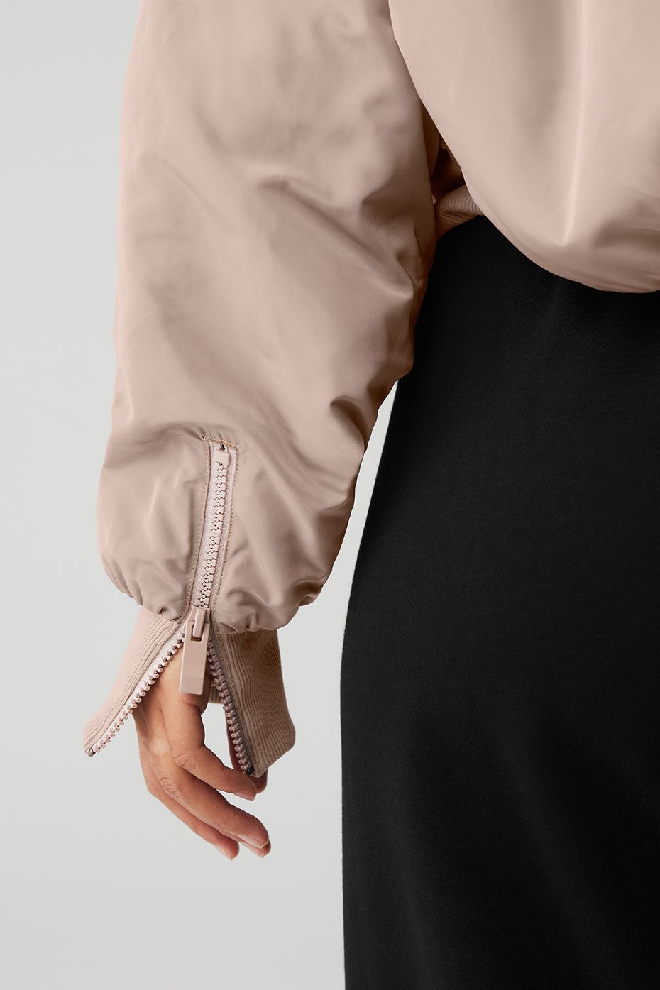 Faux Fur Urbanite Bomber - Taupe/Ivory sold by Alo Yoga product image thumbnail 12