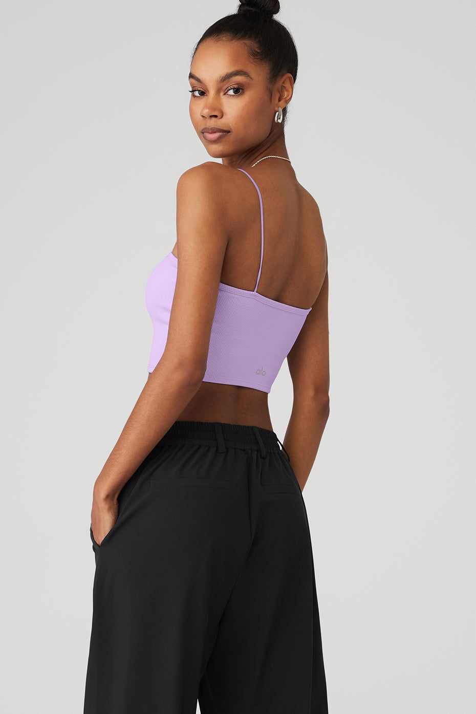 Goddess Ribbed Bandeau Top - Violet Skies sold by Alo Yoga product image thumbnail 2