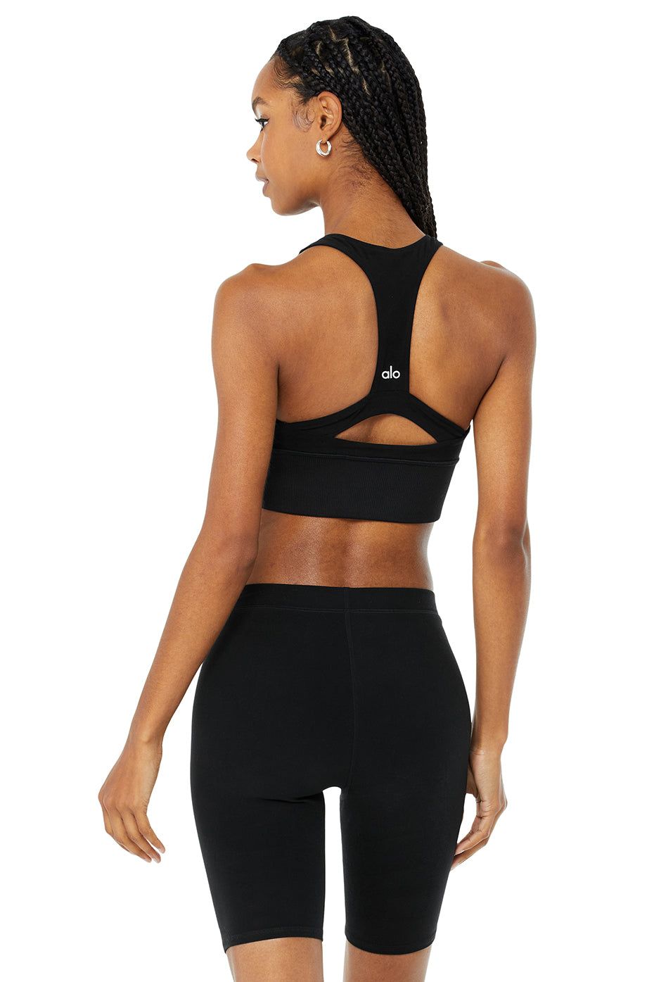 Alosoft Serenity Bra - Black sold by Alo Yoga product image thumbnail 3