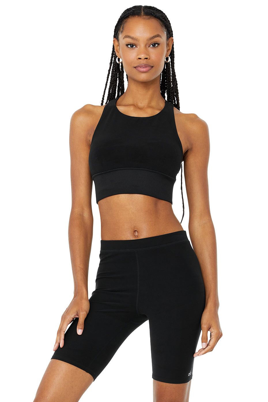 Alosoft Serenity Bra - Black sold by Alo Yoga