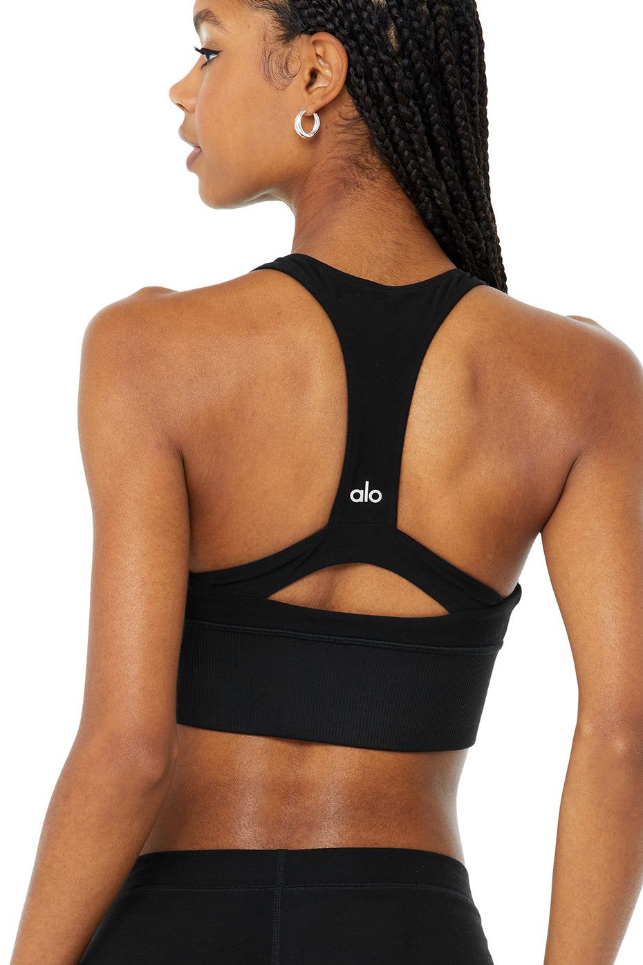 Alosoft Serenity Bra - Black sold by Alo Yoga product image thumbnail 4