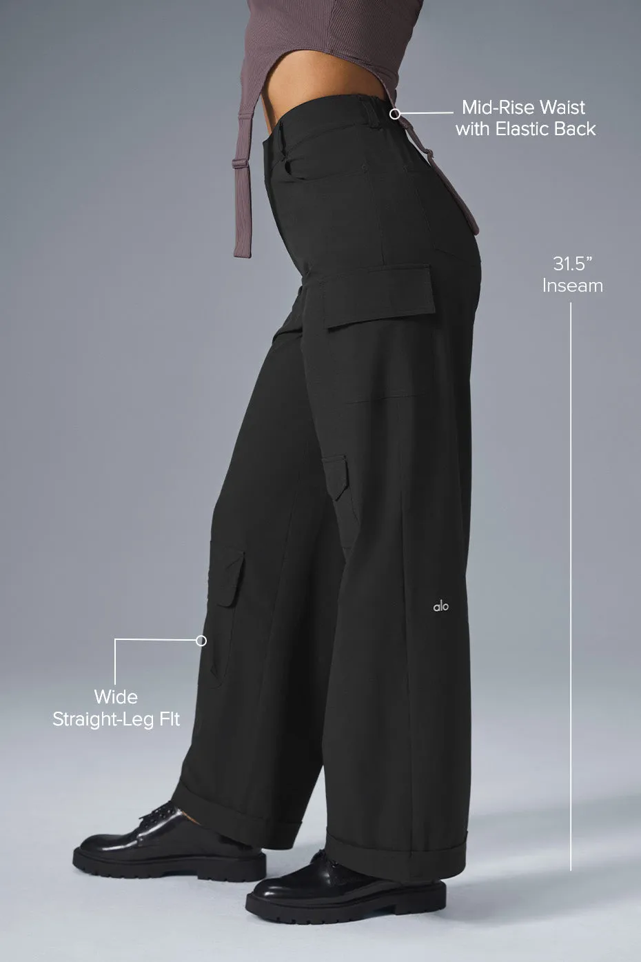 Workwear Cargo Pant - Black sold by Alo Yoga product image thumbnail 2