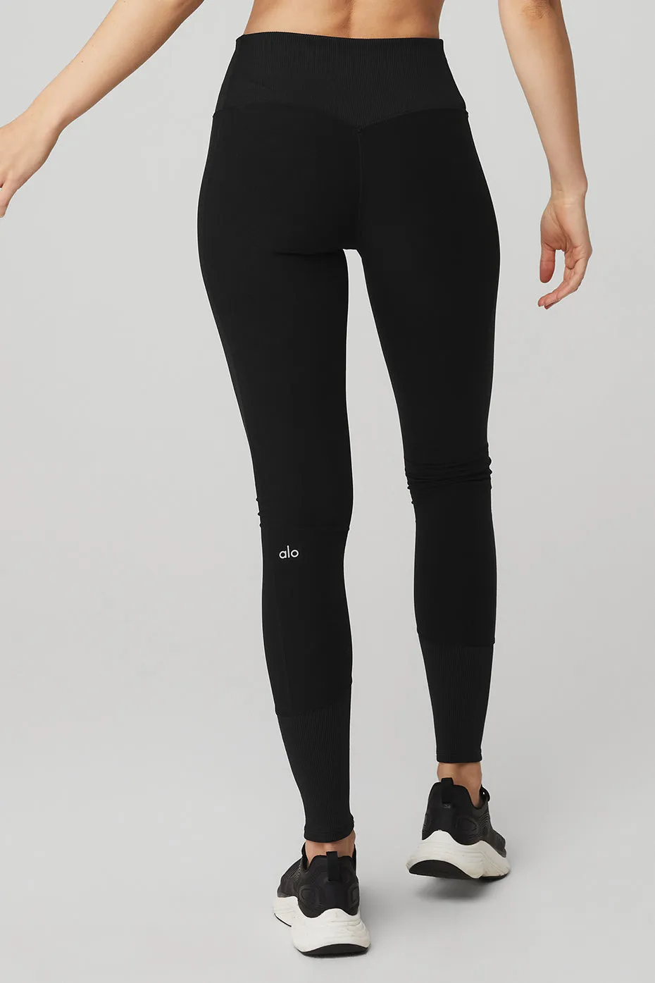 High-Waist Alosoft Lounge Legging - Black sold by Alo Yoga product image thumbnail 3