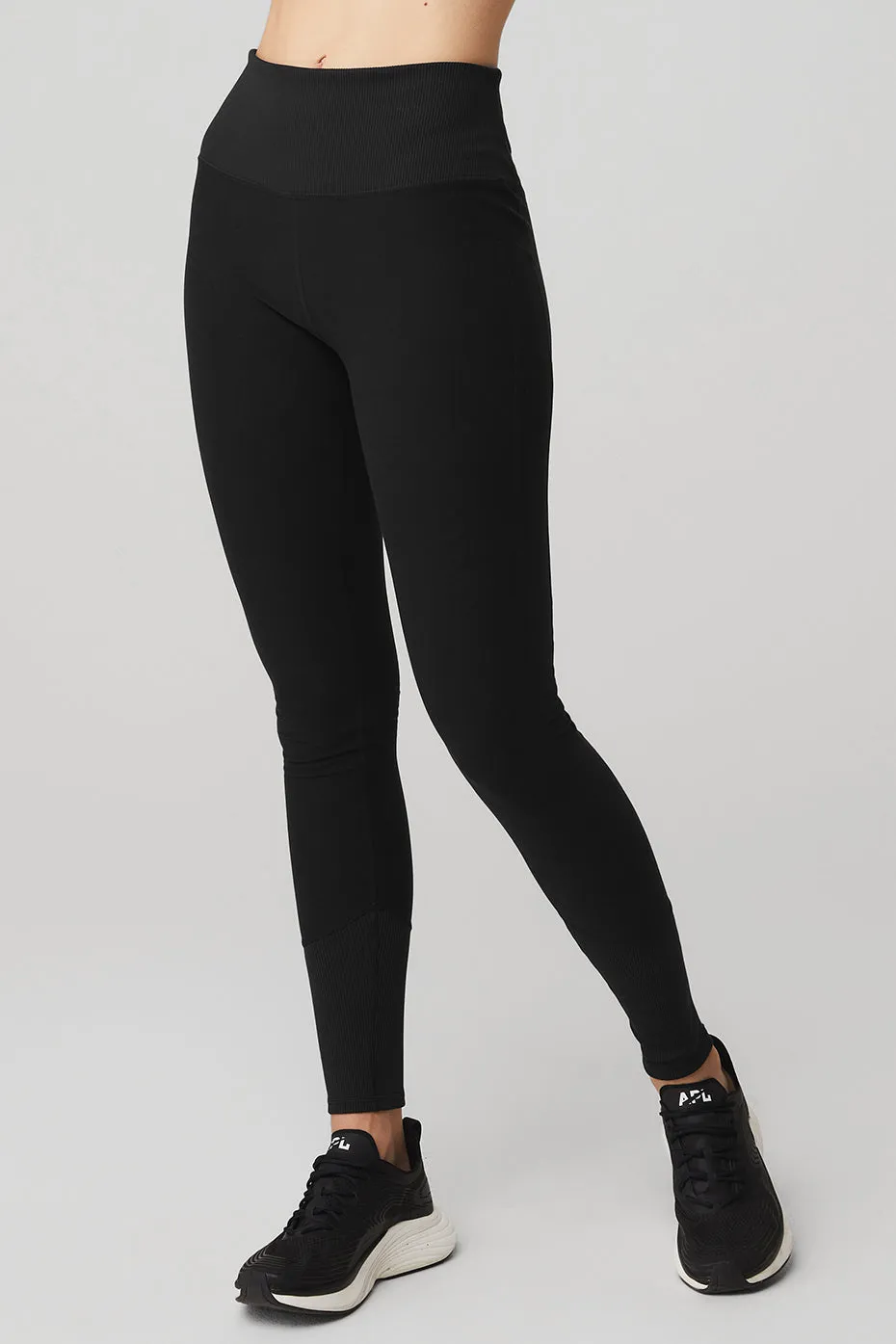 High-Waist Alosoft Lounge Legging - Black sold by Alo Yoga product image thumbnail 4